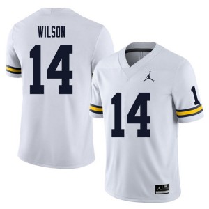 #14 Roman Wilson Michigan Wolverines College Football Mens Jersey - White