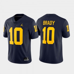 #10 Tom Brady Michigan Wolverines Men Limited Alumni Football Jersey - Navy