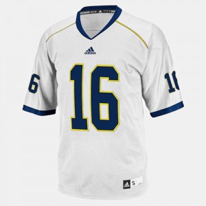 #16 Denard Robinson Michigan Wolverines College Football Men Jersey - White