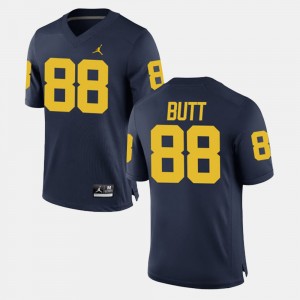 #88 Jake Butt Michigan Wolverines Alumni Football Game Mens Jersey - Navy